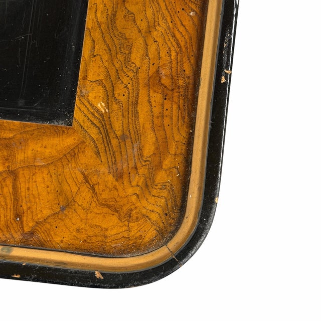 Drexel Et Cetera Chinoiserie Black Lacquer One Drawer Side Drink Table For Sale - Image 6 of 12