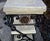Faux Stone Plant Stand Side Table 3 Tier Vintage Neoclassical Metal 25" For Sale - Image 10 of 11