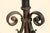 Antique Wrought Iron Floor Candelabra | Ornate Gothic Revival Candleholder | Early 20th Century For Sale - Image 12 of 18