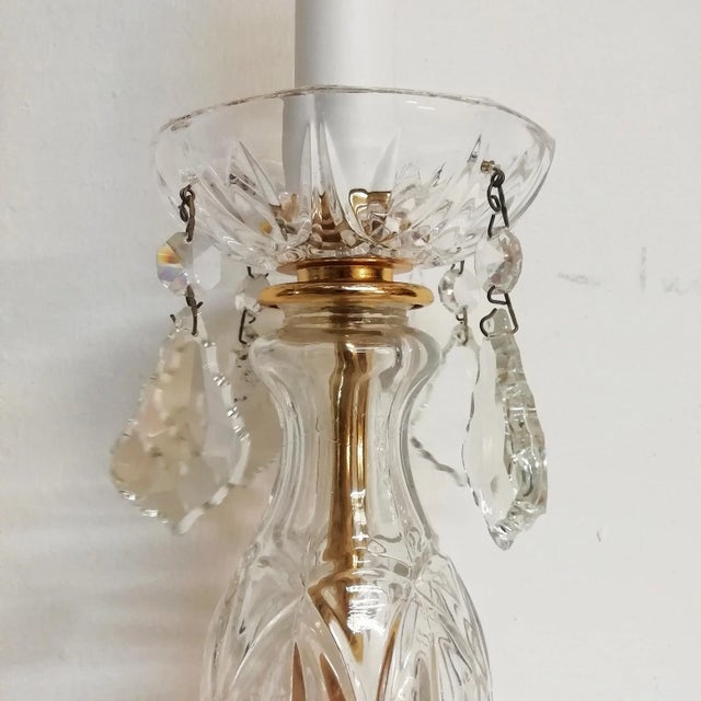 Baroque Glass Table Lamp, 1980s For Sale - Image 3 of 13