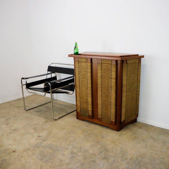 1960s Original Bar in the style of Clara Porset For Sale - Image 9 of 17