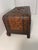 1950s Hand-Carved Solid Camphor Wood Footed Treasure Chest - Hong Kong Export For Sale - Image 4 of 11