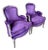 Gustavian Bergeren Armchair in Velvet, Set of 2 For Sale