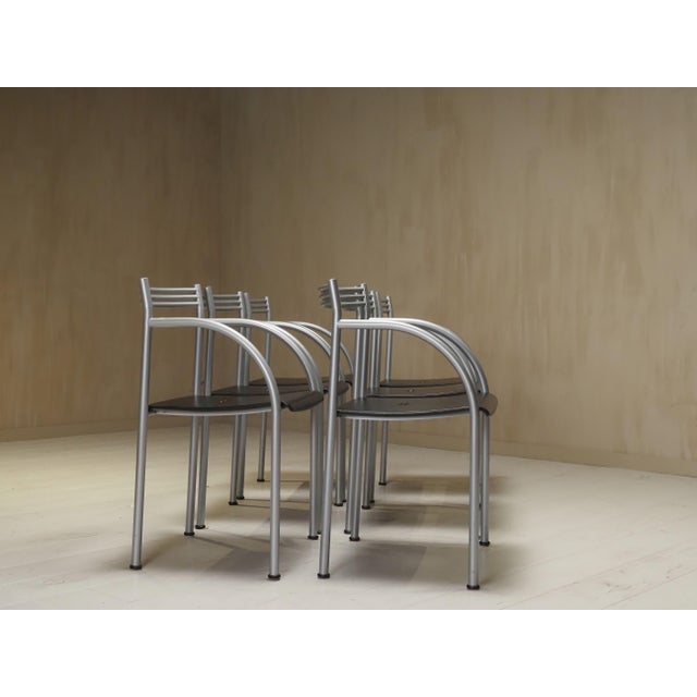 Philippe Starck Spanish Francesca Chairs by Phillippe Starck, 1980s, Set of 6 For Sale - Image 4 of 11