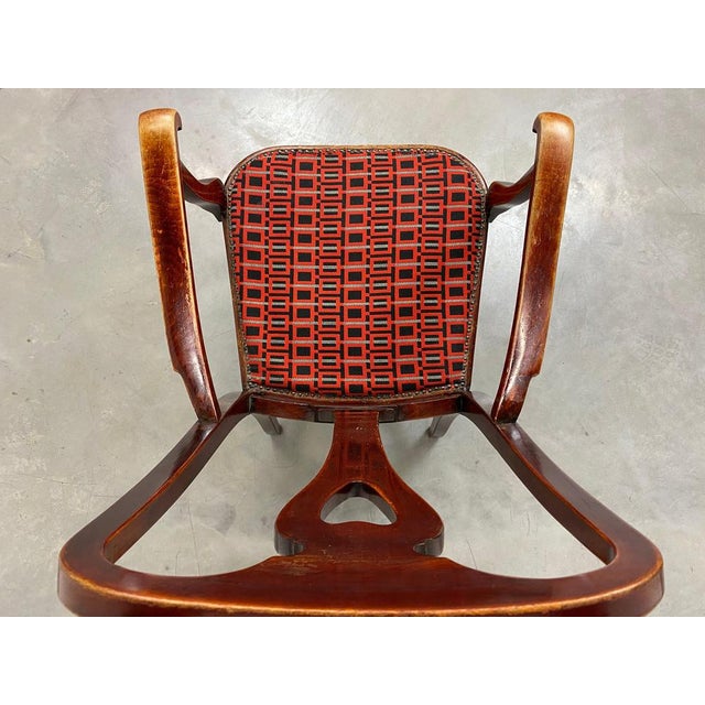 Secession Armchairs attributed Adolf Loos for Thonet, 1890s, Set of 2 For Sale - Image 3 of 12