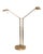 Metal Brass Double L Table Lamp by Ben Demmers,1980s For Sale - Image 7 of 13