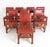 Wood 1950s Set 8 Danish Mid Century Old School Dining Chairs For Sale - Image 7 of 10