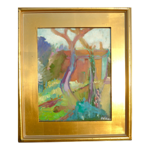 "French Garden" - Plein Air Oil Painting