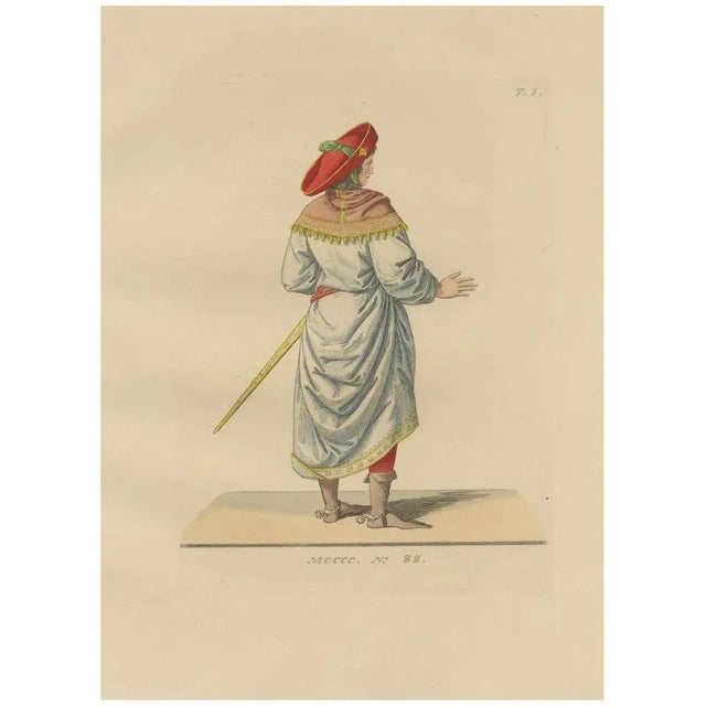 Renaissance Courtier, 1845, Paper For Sale - Image 10 of 10