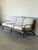 Mid-Century Modern Teak 3-Seater Sofa With Spindle Back and Fabric Cushions Danish Mid-Century Modern 1960s For Sale - Image 3 of 12