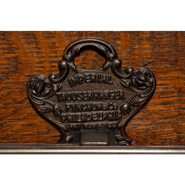 Wood Antique Quarter Sawn Armoire Cabinet by Aurora Furniture Co. For Sale - Image 7 of 14