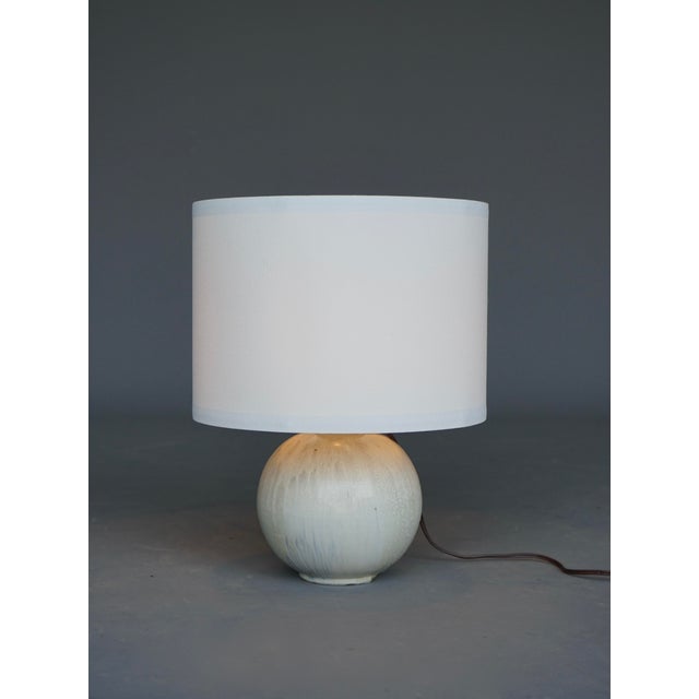 Drip Glazed Ceramic Lamp from Roger Guerin, 1930s For Sale - Image 10 of 10