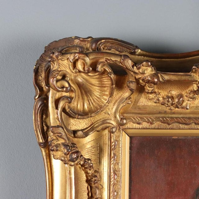 Saverio Francesco Altamura, Portrait, Oil on Panel For Sale - Image 9 of 12