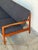 1960s Teak Black 3 Seater Sofa Couch Mid Century Modern Wooden Living Room Lounge Denmark 1960s For Sale - Image 5 of 15