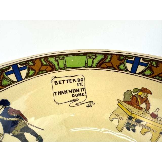 Royal Doulton Musketeers Seriesware Bowl, Early 20th Century For Sale - Image 11 of 18
