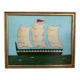 Contemporary Impressionist Style Seascape Painting on Canvas, Framed For Sale