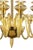 Elegant Linear Modern Amber Murano Glass Chandelier For Sale - Image 6 of 6
