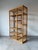 Mid-Century Modern Large- Vintage Coastal Rattan Bookcase Étagère With Cane Shelves For Sale - Image 3 of 12