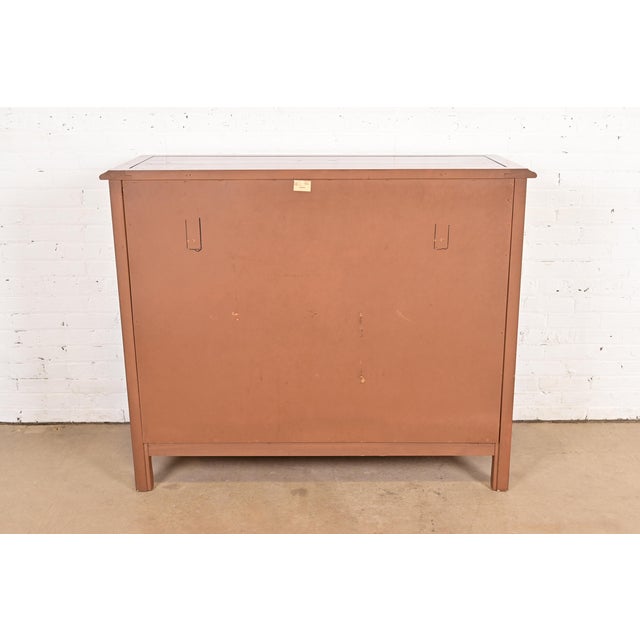 Thomasville French Provincial Louis XV Carved Cherry Wood Chest of Drawers For Sale - Image 14 of 16