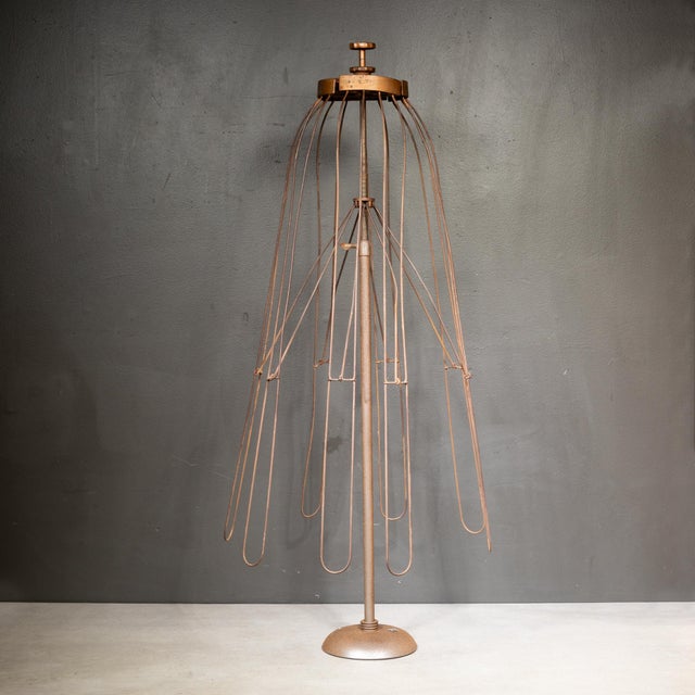 Victorian Late 19th C. Expandable Metal Skirt Form c.1887 For Sale - Image 3 of 3