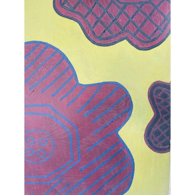 Late 20th Century Original XL Painting on Board Signed by Zandra Rhodes For Sale - Image 9 of 11