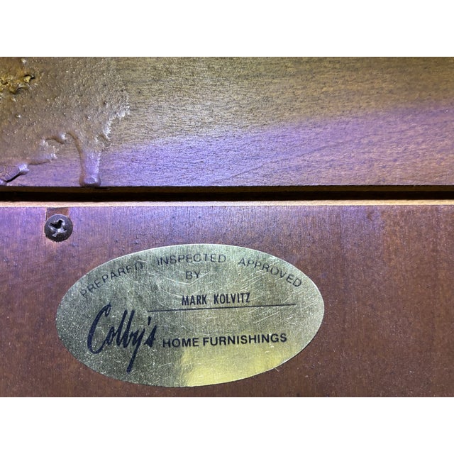 Vintage Drexel Heritage Brittany Collection Louis XV French Provincial Armoire Carved Wood Wardrobe For Sale - Image 9 of 12