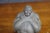 Folk Art Carved Stone Figure of a Pot-Bellied Man For Sale - Image 3 of 9
