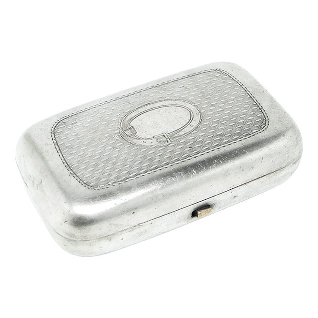 Art Deco Cigarette Case from Fraget, Poland, 1930s For Sale