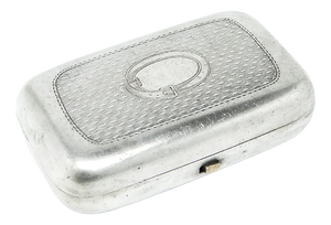 Art Deco Cigarette Case from Fraget, Poland, 1930s
