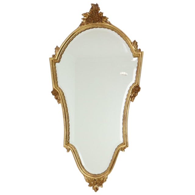 Louis XVI Classic Gold Crested Mirror from Deknudt, 1950s For Sale - Image 18 of 18