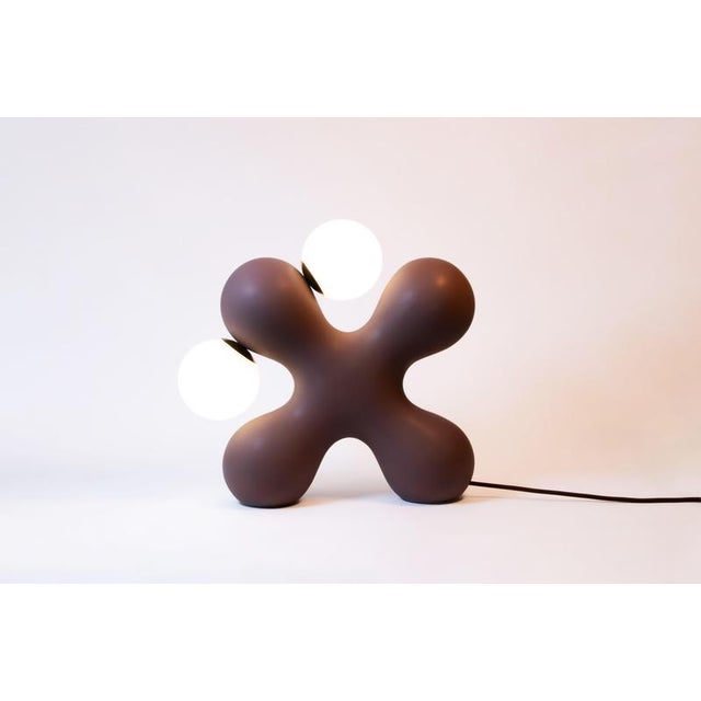 Tabono Table Lamp in Ceramic by Soheila Mahmoodi For Sale - Image 6 of 14