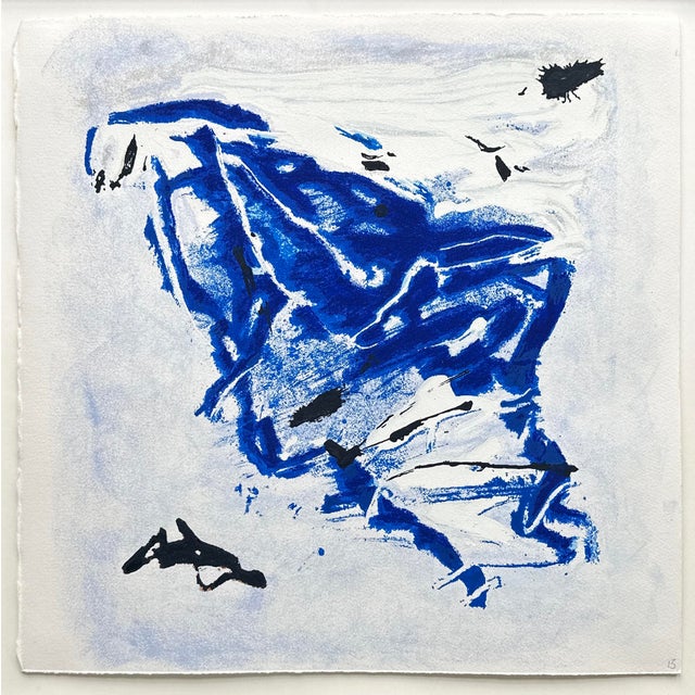 Emil Schumacher, Original Terragraph from the Book of Genesis, 1998, No. 13 For Sale - Image 4 of 6