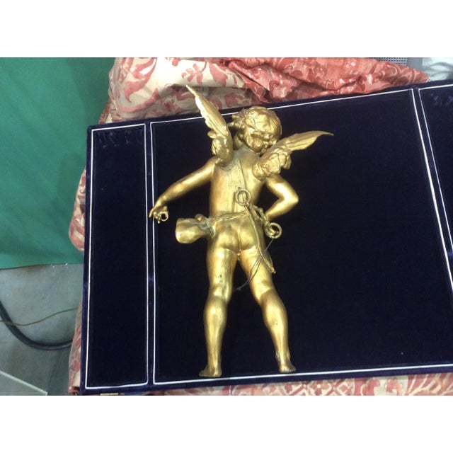 Late 19th Century Gilt Metal Angel For Sale In San Antonio - Image 6 of 10