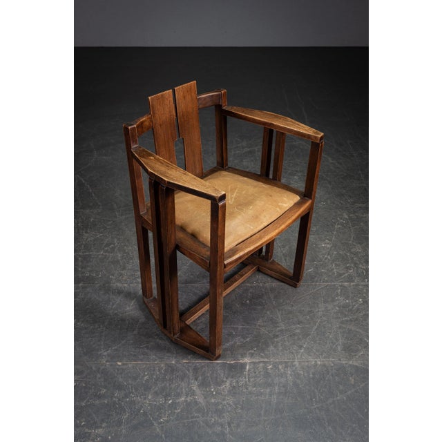 Vintage Constructivist Desk Chair, 1940s For Sale - Image 6 of 18