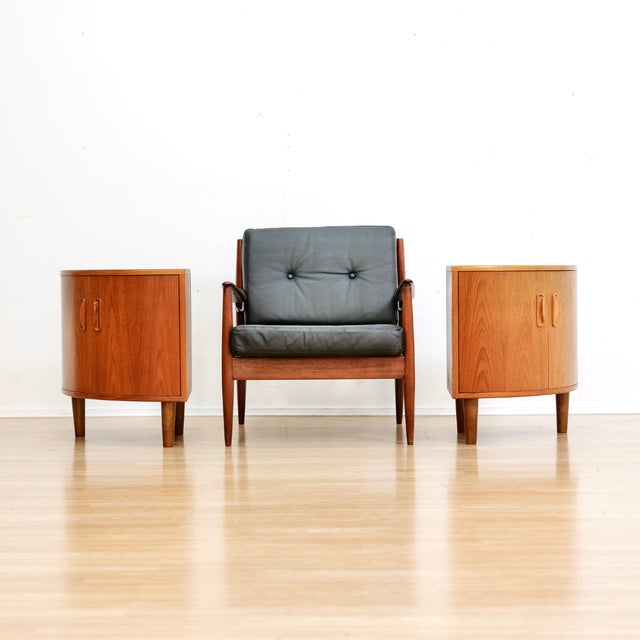 Pair of Teak Corner Cabinets Nightstand Side Tables by G Plan For Sale - Image 9 of 10