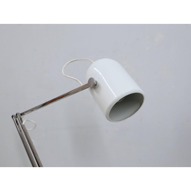 Silver Adjustable Counterbalance Table Lamp from Reggiani, 1970s For Sale - Image 8 of 13