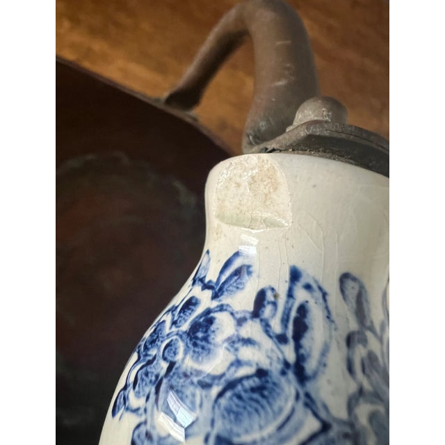 Metal Antique Copper Coal Scuttle For Sale - Image 7 of 12