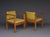 Yellow Vintage Armchairs by Jan Den Drijver for Wooninrichting De Stijl, 1930s, Set of 2 For Sale - Image 8 of 18