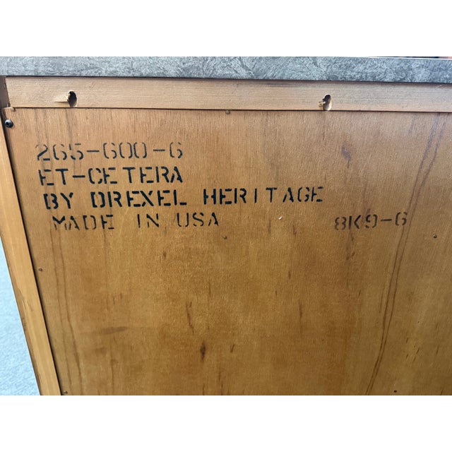 Drexel Heritage Et Cetera Paint Decorated Neoclassical Chest For Sale - Image 14 of 16