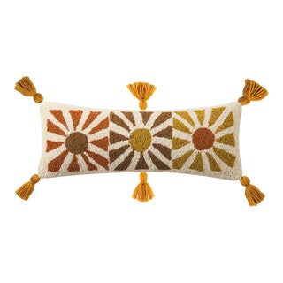 Shine on with Tassels Hook Pillow, 8" x 20" For Sale