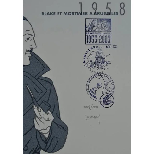 Julliard André, Blake and Mortimer in Brussels, 2003, Screenprint For Sale - Image 17 of 18