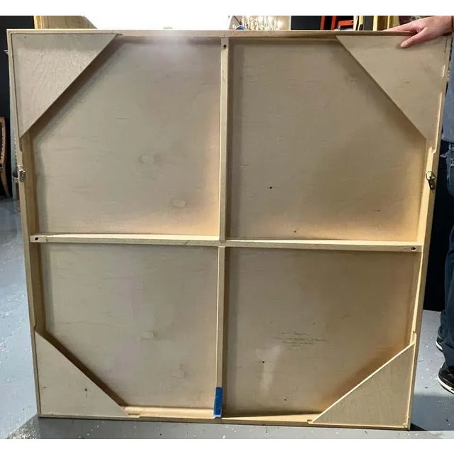 Lynn Basa Encaustic Black and White Stripe Panel "Three Ways of Looking Black" For Sale - Image 12 of 13