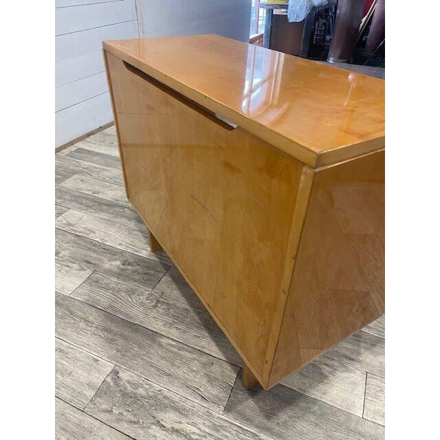 Vintage Sideboard from Novy Domov with Glass Sliding Doors, 1970 For Sale - Image 6 of 7