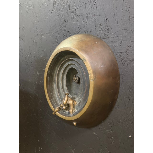 Abstract Bronze Wall Sculpture Signed by Divyendu Anand For Sale - Image 4 of 12