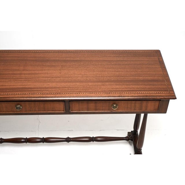 Brown Vintage Georgian Console Table, 1950s For Sale - Image 8 of 12