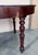 Wood Antique Spanish Oval Round Dining Table with Four Legs For Sale - Image 7 of 18