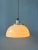 Vintage White Faro Acrylic Glass Pendant Lamp from Guzzini For Sale - Image 3 of 11