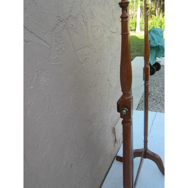 Traditional Style Bombay Brown Floor Standing Mirror Chairish