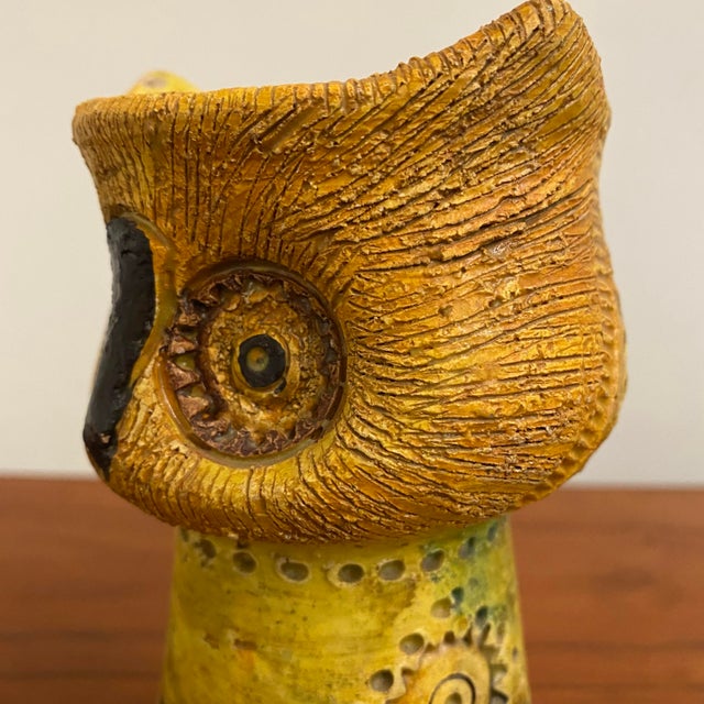 Bitossi Owl Vase Italian Mid Century Pottery Chairish