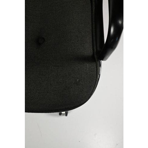 Black Executive Chair by Charles Pollock for Knoll For Sale - Image 8 of 13